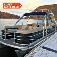 Kinocean Vietnam 27Ft sièges de bateau ponton en fibre de verre aluminium