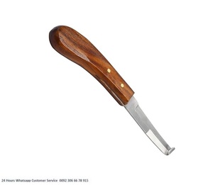 มีดกีบมือซ้ายด้ามไม้มีขอบคู่ - Product Image 2