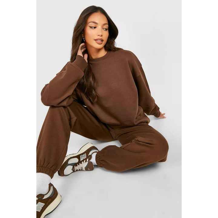 Double Tracksuit Set Brown