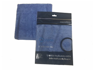 Microfiber Blue Cleaning <b>Cloth</b> Reusable Magic <b>Cloth</b> Multi Purpose <b>Dusting</b> Rag for Home Auto Care High Quality 320 gsm - 38x40 cm - Product Image 1