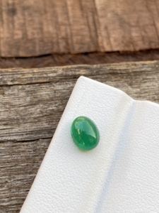 Excelente PIEDRA DE cabujón de forma ovalada de Esmeralda zambiana Natural con piedras preciosas sueltas de buena calidad de color para hacer joyas de 1,75 quilates - Product Image 4