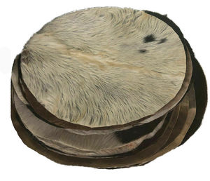 Parches de Tambor de Piel de Cabra y Vaca Naturales Genuinos con Pelo, Accesorios para Instrumentos Musicales, Parches de Tambor - Product Image 6