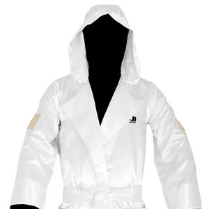 Moda Kickboxing Bata de boxeo de alta calidad Bata de satén de boxeo clásica con capucha Venta al por mayor Batas de boxeo unisex - Product Image 6