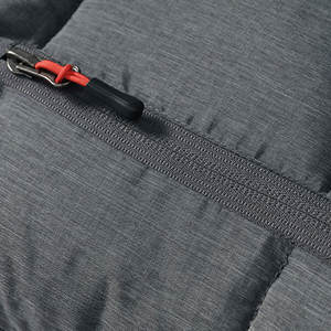 Personnalisable léger laine fermeture éclair bouffante gilet hommes décontracté bulle sans manches veste chaud hiver vêtements d'extérieur respirant - Product Image 2