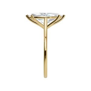 แหวนหมั้นทองคำแท้ 18K สีเหลือง ประดับเพชรทรงมาร์ควิส 3.00 กะรัต เพชรเลี้ยงในห้องปฏิบัติการ สำหรับผู้หญิง พร้อมใบรับรอง IGI เหมาะสำหรับงานปาร์ตี้ - Product Image 2