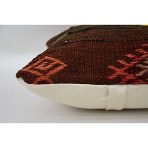 Coussin Kilim Bohème Multicolore 12x12 Inch Luxury Silk Cushion Woven Vintage Print Square Cushion for Floor Christmas Decor - Product Image 4