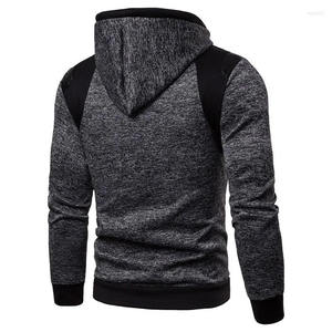 Sweats à capuche zippés pour hommes imprimés en 3D sweats en polaire d'hiver ensemble de survêtement personnalisé coupe ajustée vêtements de sport OEM en vrac sweats à capuche - Product Image 2