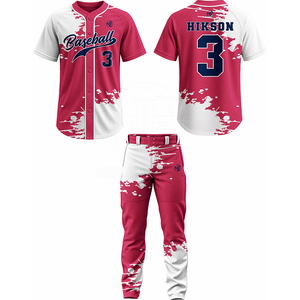 Nueva Llegada de Ropa Deportiva, Uniforme de Béisbol 100% Poliéster, Uniforme de Béisbol al Mejor Precio - Product Image 3