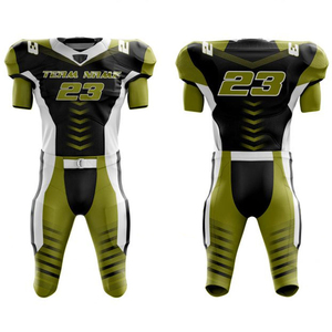 Nouveautés - Uniformes de football américain personnalisés, coupe ajustée, grandes tailles, respirants, séchage rapide, évacuation de l'humidité, 100% polyester - Product Image 3