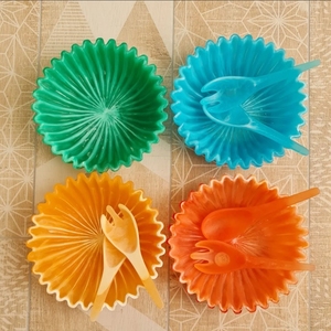 Cuenco seguro de resina para ensalada de mesa de cocina hecho a mano, cuenco para servir con curvas, platos de vajilla personalizables para jardín y hogar - Product Image 2