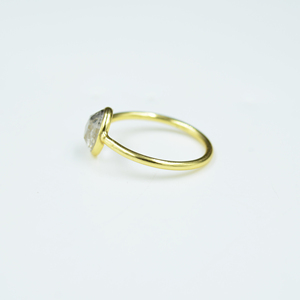 Anillo de Bodas de cuarzo Herkimar antiguo de Plata de Ley sólida 925 india, ajuste de bisel, regalo de moda para mujeres, mayorista directo - Product Image 3