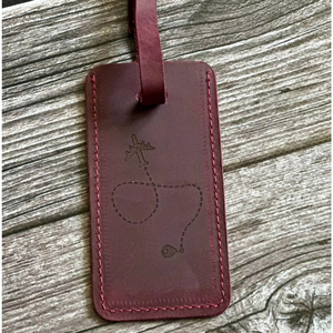 Etiquetas de equipaje de cuero de regalo personalizadas para padrinos de boda, accesorios de boda negros para hombres, Material principal, cuero genuino, LLT-0012 - Product Image 1