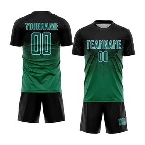 2025 New Design Soccer Uniform <b>Set</b> Breathable Quick Dry 100% Polyester Wholesale Best Quality Soccer Jersey & Shorts for Sale - Product Image 1