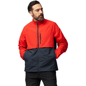 Veste coupe-vent légère et imperméable pour homme, vêtements de sport d'extérieur, veste de randonnée coupe-vent à blocs de couleur, respirante, veste tendance pour homme - Product Image 1