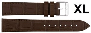 Classic Dark Brown XL 1305 Unisex Soft Water-Resistant Leather <b>Watch</b> Strap 8-24mm Watchbelt <b>Watch</b> <b>Watch</b> Bands Handcrafted - Product Image 6