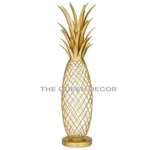 Haute qualité feuille Designer aluminium métal plaqué or aspect attrayant Table Sculpture décorative - Product Image 5