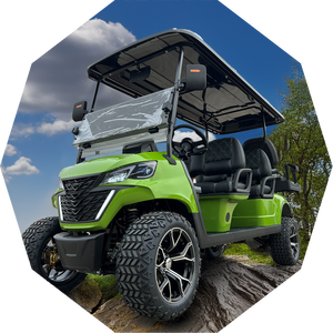 Buggies de golf électriques 2 + 2 places, 36V, batterie au lithium, voiturette de golf de luxe à 4 roues, vente en gros - Product Image 5