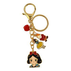 OEM ODM Móc Chìa Khóa Kẽm hợp kim men tuyết trắng Keychains tùy chỉnh hoạt hình con số <span class=keywords><strong>Keyring</strong></span> cho bán buôn - Product Image 1