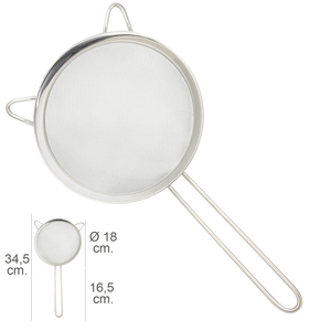 Colino in Acciaio Inossidabile Plus O/ 18 x 34,5 cm. - Product Image 1