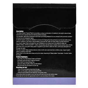 Patch topique de mélatonine certifié HACCP, NSF, ISO, GMP pour le sommeil, service de solutions de marque privée et de personnalisation - Product Image 2