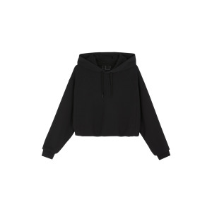 Ensemble survêtement pour femme, streetwear personnalisé, sweat à capuche, pantalon évasé, coton lourd de haute qualité, respectueux de l'environnement, survêtement d'hiver - Product Image 4