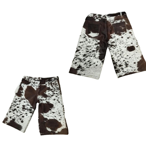 Haute qualité fabriqué en usine hommes course Shorts en peau de vache Style Unique couleur différente été utilisation course Shorts en peau de vache - Product Image 6