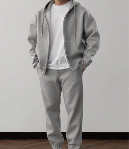 ชุดวอร์มกางเกงมีฮู้ดสำหรับทั้งชายและหญิงชุดวิ่งชุดวอร์มลำลอง2ชิ้นขนาด XL - Product Image 3