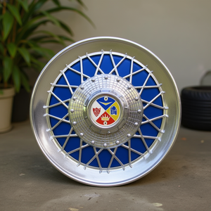 Disco de Rueda de Repuesto Cromado y Azul de 10 Pulgadas, Accesorio para Motocicleta y ATV - Product Image 3