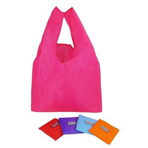 Bolsas de compras plegables reutilizables de poliéster ligero para alimentos y comestibles - Product Image 2