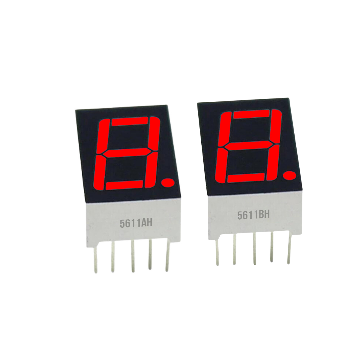 ODELIC　XS411 138H　LEDパワーライト　7灯（2019年製） Red One Digit Seven Segment LED Display Tube - 5611AH