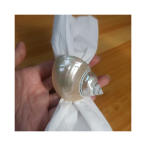 Servilletero de concha marina, servilletero decorativo, superventas, proveedor mayorista - Product Image 1