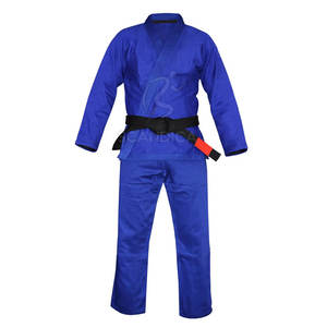 Uniforme de entrenamiento de algodón de secado rápido Jiu Jitsu Gi para hombres de alta calidad ligero 350 GSM ropa de artes marciales - Product Image 1