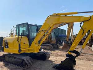Excavadora de Orugas Usada Komatsu Pc56 de 3 Toneladas, Modelo 2023, con Orugas de Goma, Motor, Engranajes y Rodamientos, Alta Eficiencia para Inspección con Video - Product Image 4