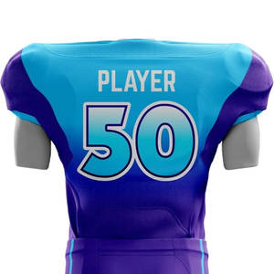 Maillot de football américain le plus vendu 100% polyester uniforme de football américain avec marque privée - Product Image 5
