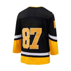 Créez votre propre maillot de hockey sur glace personnalisé avec le nom de votre équipe, 100% polyester, séchage rapide et respirant, design populaire 2025 - Product Image 4