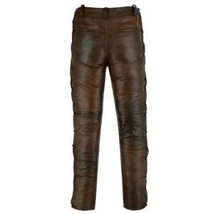 Pantalon de moto en cuir pour homme, vêtements de moto, approvisionnement en gros, taille plus, style urbain 2026 - Product Image 6