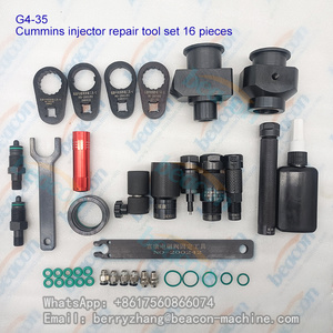 Inyector de Combustible Diésel Common Rail, Herramienta de Reparación de Válvula Solenoide, Tapa de Boquilla, Herramienta de Carrera AHE para Cummins, 16 Unidades - Product Image 4