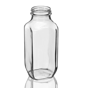 Verre à shot de 300 ml, transparent, style français, pour jus pressé à froid, bouteille de brandy, bouchon à vis en aluminium, sérigraphié, marque HCP - Product Image 6