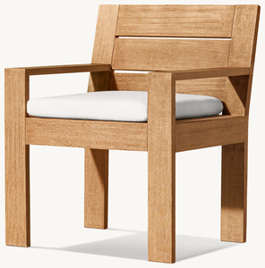 Luxury Waterproof <strong>Teak</strong> Chair Set with Elegant <strong>Tables</strong> for <strong>Dining</strong> in Outdoor Spaces-for Terrace Garden Courtyard or Hotel - Product Image 1