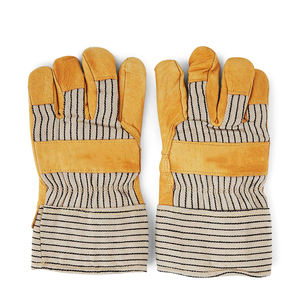 Best Quality <b>Cow</b> Grain Leather Safety Gloves Rigger Gloves Canadian Working Gloves for Industrial - Product Image 2