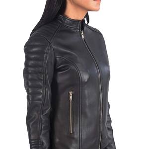 100% vraies femmes veste en cuir nouveau décontracté élégant en cuir véritable veste Premium 2025 vente en gros veste en cuir vêtements mode - Product Image 5