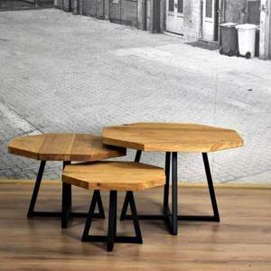 Hermosa mesa auxiliar de madera para casa de campo rústica, sala de estar, dormitorio y oficina con un diseño duradero y elegante - Product Image 5