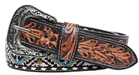 Ceinture de vache en cuir occidental de qualité supérieure faite à la main et au design personnalisé Ceinture en cuir de cow-boy occidental du fournisseur en gros