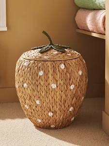 Water Hyacinth and Paper <b>Rope</b> <b>Storage</b> <b>Basket</b> Handmade <b>Storage</b> <b>Basket</b> Wholesale eco-friendly Made in Vietnam - Product Image 4