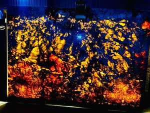 Caravelas Gold Luxury Polished Stone <b>Big</b> Slab for Modern Apartment Applications - Product Image 2