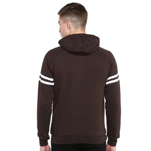 Conjunto Deportivo de Sudadera Corta con Capucha y Cremallera, Estilo Desgastado, Lavado Ácido, Bordado Marrón, Estilo Holgado, Decolorado por el Sol, y Pantalones Deportivos - Product Image 2