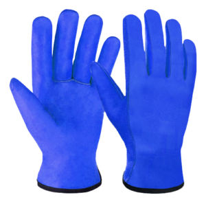 Guantes de trabajo para conductores de alto rendimiento, ropa de seguridad reflectante, guantes de trabajo industriales de cuero de grano de oveja para trabajadores de jardín - Product Image 6