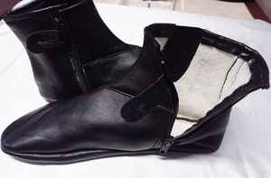 Chaussettes unisexes en cuir pour femmes musulmanes, design personnalisé spécial, pour vamdu, prière, umra - Product Image 6