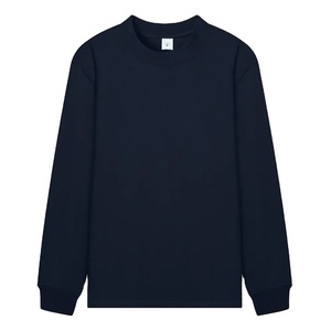 เสื้อยืดคอกลมผู้ชาย แขนยาว ผ้าฝ้าย 100% หนัก 220gsm ระบายอากาศได้ดี พิมพ์โลโก้ ไซส์ใหญ่ สั่งทำได้ - Product Image 1