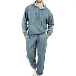 Meilleures ventes Survêtements délavés à l'acide pour hommes Vêtements d'hiver grande taille à la mode pour adultes - Product Image 5